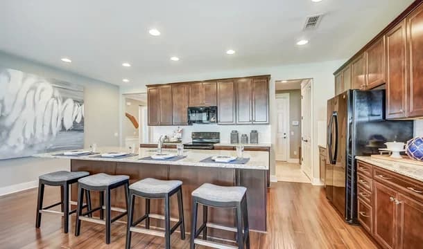 Four Seasons at Lakes of Cane Bay Donegal Loft Kitchen