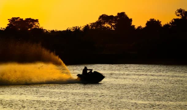 Jet Ski at Sunset