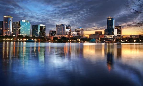 Orlando Skyline Evening