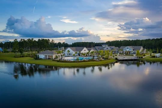 Four Seasons at Lakes of Cane Bay Clubhouse Clubhouse Exterior Aerial