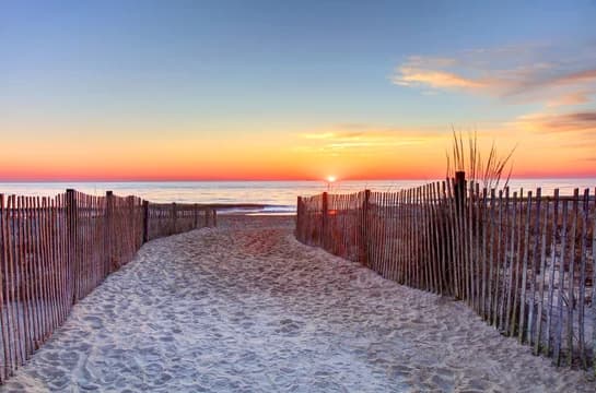 Rehoboth Beach at Sunset