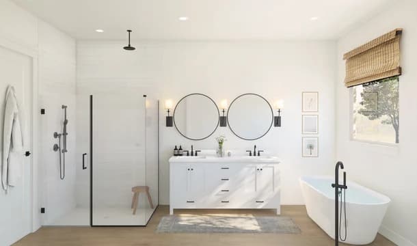 Barcelona Primary Bath Plus Tub Farmhouse Palette 4 Level 2 Fresh Farmhouse