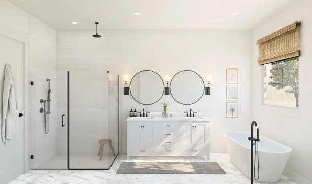 Barcelona Primary Bath Plus Tub Farmhouse Palette 6 Level 2 Fresh Farmhouse