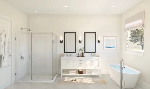 Barcelona Primary Bath Tub Loft Palette 3 Level 2
