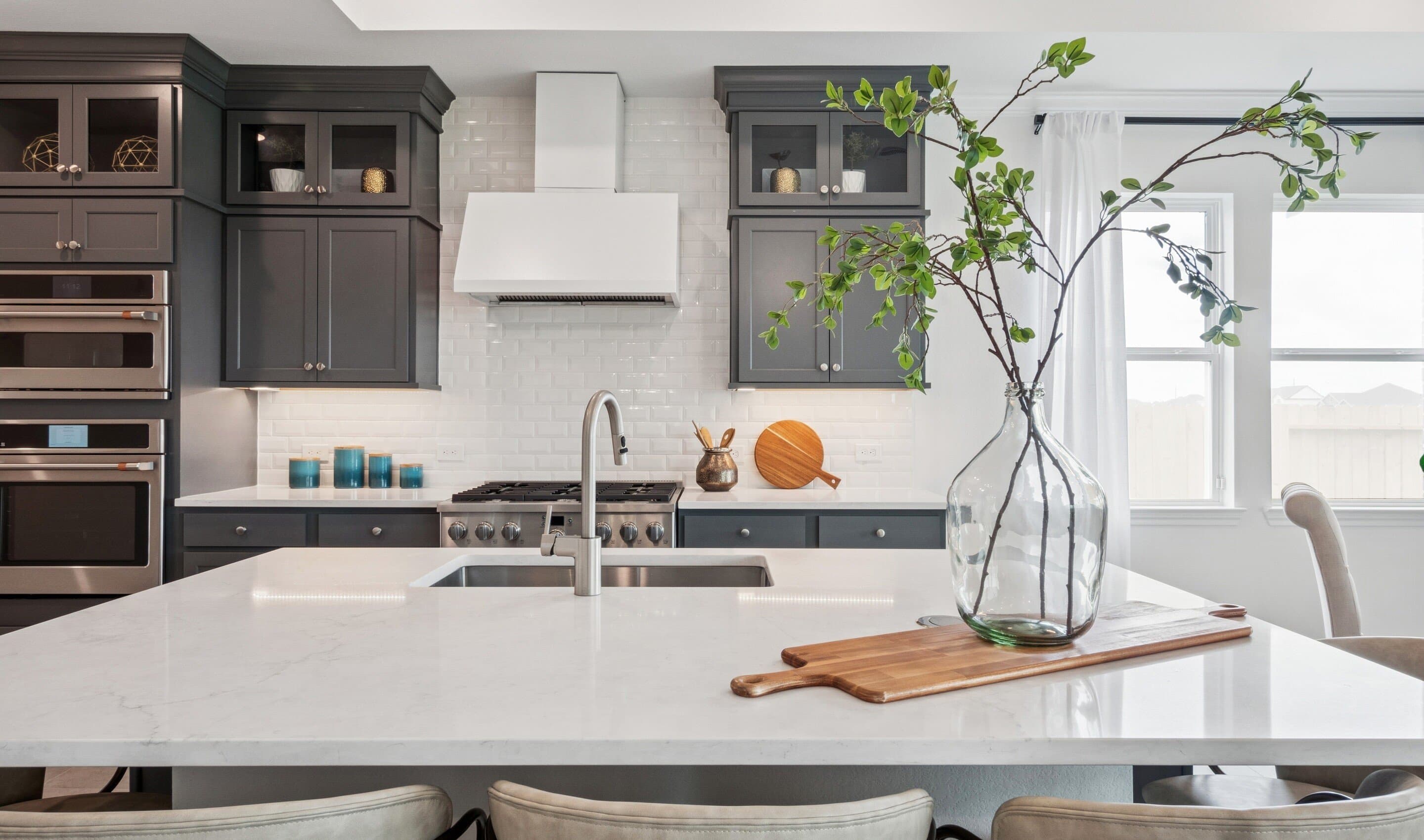 Kitchen with optional wall oven